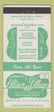 Matchbook Cover - Ellinor Village Ormond Beach FL 30 Strike