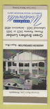 Matchbook Cover - Andersen Windows Green Bros Lumber 30 Strike