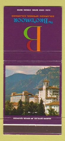 Matchbook Cover - Broadmoor Hotel Colorado Springs 30 Strike