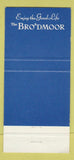 Matchbook Cover - Broadmoor Hotel Colorado Springs 30 Strike