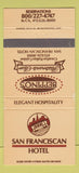 Matchbook Cover - San Franciscan Hotel San Francisco CA WEAR 30 Strike