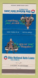 Matchbook Cover - Ohio National Auto Loans Columbus OH 1969 girlie 30 Strike