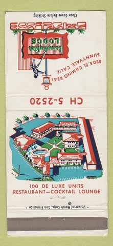 Matchbook Cover - Lamplighter Lodge Sunnyvale CA 30 Strike