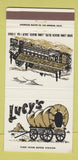Matchbook Cover - Lucy's Long Beach CA restaurant 30 Strike