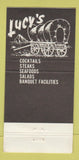 Matchbook Cover - Lucy's Long Beach CA restaurant 30 Strike