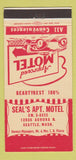 Matchbook Cover - Seal's Apartment Motel Seattle WA 30 Strike
