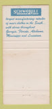 Matchbook Cover - Schwobilt Men's Clothes 30 Strike
