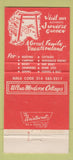 Matchbook Cover - Ranch Roy L High Hill MO 30 Strike