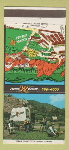 Matchbook Cover - Flying W Ranch Colorado Springs 30 Strike