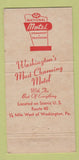 Matchbook Cover - National Motel Washington PA 30 Strike