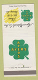 Matchbook Cover - Ayers Materials Harvey LA 30 Strike