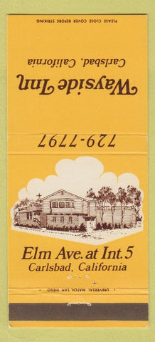 Matchbook Cover - Wayside Inn Carlsbad CA 30 Strike