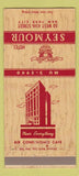 Matchbook Cover - Hotel Seymour New York City 30 Strike