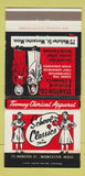 Matchbook Cover - Toomey Clerical Clothes Worcester MA priest robes 30 Strike