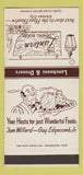 Matchbook Cover - Lantern Dining Room Kansas City MO SAMPLE WEAR 30 Strike