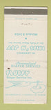 Matchbook Cover - Fluffy Diaper Service Lowell MA WORN 30 Strike