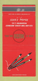Matchbook Cover - Geo Muth Washington DC artist supply 30 Strike