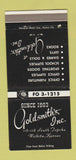 Matchbook Cover - Goldsmith's Inc Wichita KS Office Supply  30 Strike