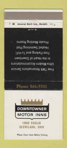 Matchbook Cover - Downtowner Motor Inns Cleveland OH 30 Strike