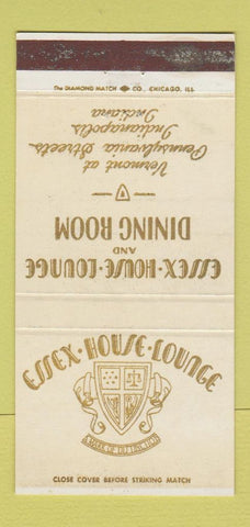 Matchbook Cover - Essex House Lounge Indianapolis IN WEAR 30 Strike