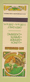 Matchbook Cover - Gingerbread Man Gettysburg Shippensburg Altoona PA girlie