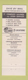 Matchbook Cover - Hawthorne Savings and Loan CA girlie WEAR