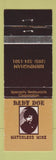 Matchbook Cover - Baby Doe Matchless Mine Birmingham AL WEAR