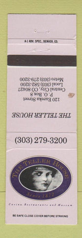 Matchbook Cover - The Teller House Central City Colorado WEAR