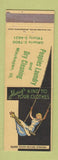 Matchbook Cover - Peoples Laundry Dry Cleaning Waukegan IL girlie
