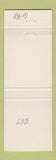 Matchbook Cover - Wild Irish Rose Liquor girlie