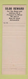 Matchbook Cover - Cawood's Buick Port Huron MI