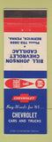 Matchbook Cover - 1965 Chevrolet Bill Johnson Cadillac Berwick PA