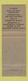 Matchbook Cover - Biltmore Motor Hotel Sioux City IA WEAR