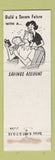 Matchbook Cover - Lee County Savings Bank Fort Madison IA