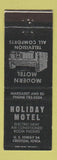Matchbook Cover - Holiday Motel Creston IA