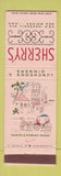 Matchbook Cover - Sherry's Restaurant Des Moines IA