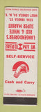 Matchbook Cover - Langendorfer's Red & White Super Market Grocery West Seneca NY