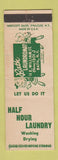 Matchbook Cover - Half Hour Laundry Bath NY