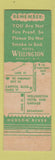 Matchbook Cover - Hotel Wellington Albany NY