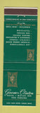 Matchbook Cover - Governor Clinton Hotel Motor Inn Kingston NY