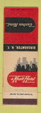 Matchbook Cover - Carlton Hotel Binghamton NY Knott