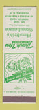 Matchbook Cover - Mansfield's Greenhouses flowers Hamburg NY