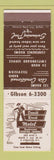Matchbook Cover - Dewitt Ranch Motel East Syracuse NY