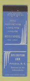 Matchbook Cover - Arlington Inn Potsdam NY