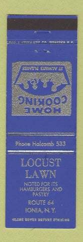 Matchbook Cover - Locust Lawn Restaurant Ionia NY