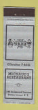 Matchbook Cover - Michaud's Restaurant Staten Island NY
