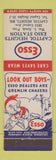 Matchbook Cover - Esso oil gas Capitol Heights MD