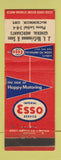 Matchbook Cover - Esso oil gas JA McCrimmon ON