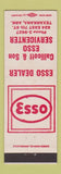 Matchbook Cover - Callicott & Son Esso oil gas Texarkana AR
