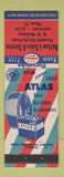 Matchbook Cover - Ruttan's Esso oil gas Atlas Batteries Provost AB low phone #